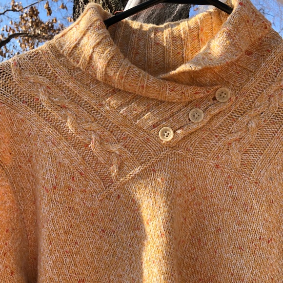 Women’s large beautiful WOOLRICH sweater cornhusk heather - Picture 8 of 16